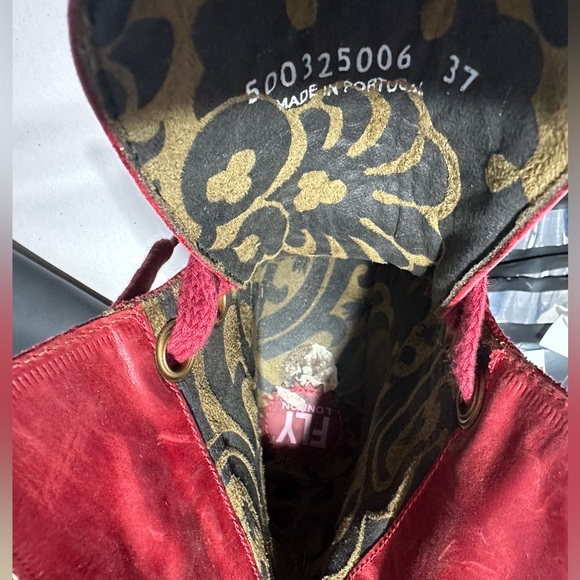 FLY LONDON leather wedge boots made in Portugal Excellent condition size 37 - Picture 12 of 15